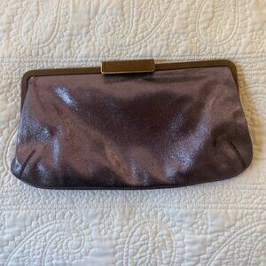 MARNI METALLIC PURPLE CLUTCH